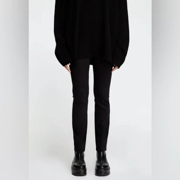 The Row Skinny Leg Pant Black Size Medium NWT - Picture 1 of 12